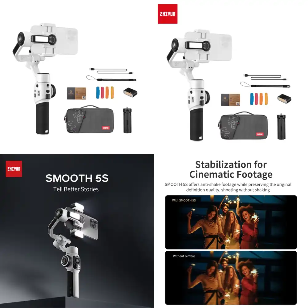 Handheld Stabilizer Gimbal - Zhiyun Smooth 5S Combo Gimbal Stabilizer