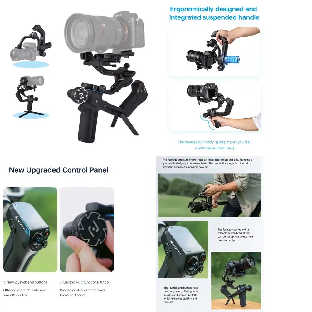 Handheld Stabilizer Gimbal - FeiyuTech Feiyu Scorp 2 Gimbal Stabilizer