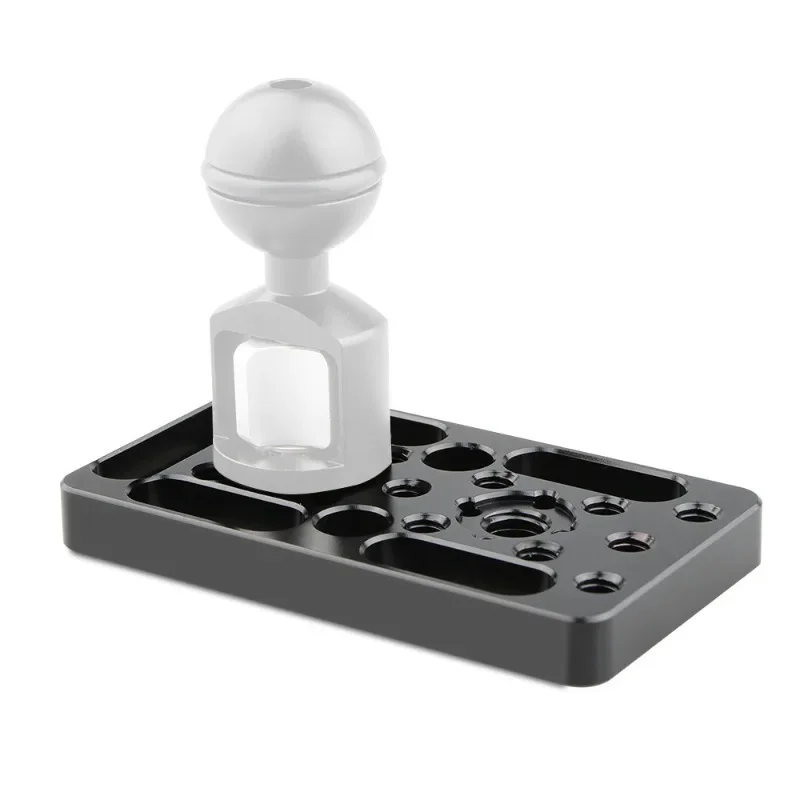 Camera Cage Baseplate - Papan Pemasangan/Cakram Pengatur Ketinggian untuk Rig