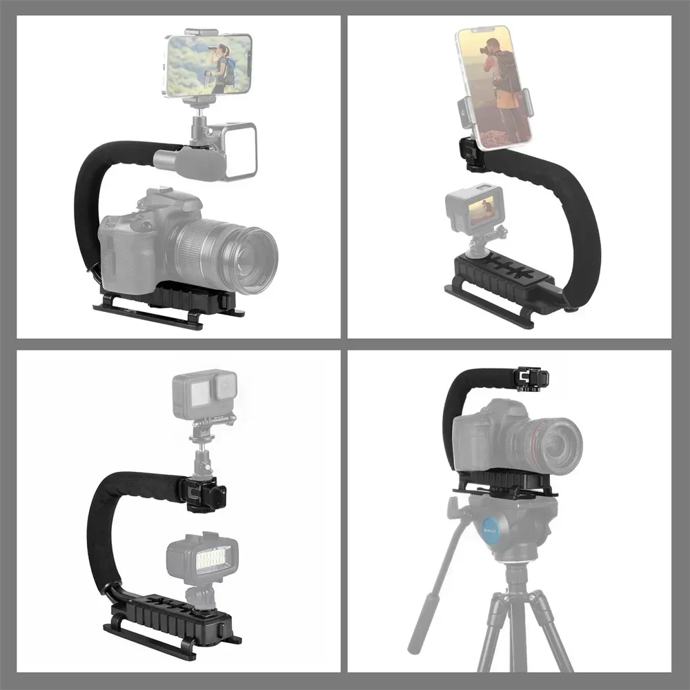 Handheld Stabilizer Gimbal - Stabilizer Kamera Universal Berbentuk C, Gimbal
