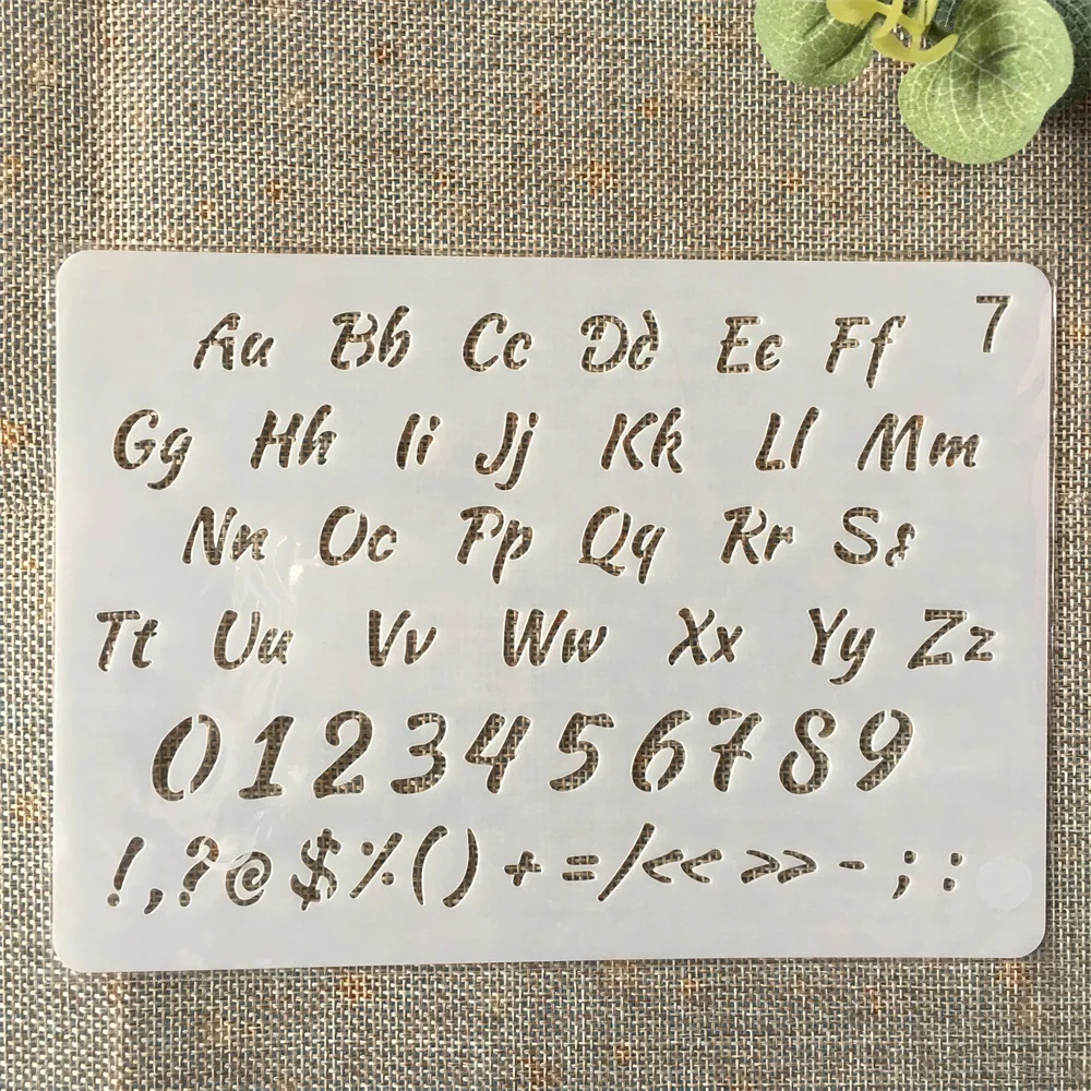 Photography Font - 18Cm Alfabet Huruf Inggris DIY Layering
