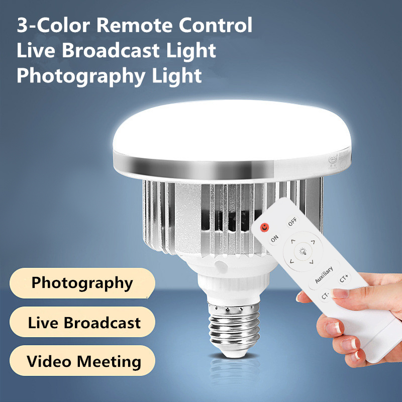 Photography Bulb - Lampu dasar fotografi LED 85W, lampu