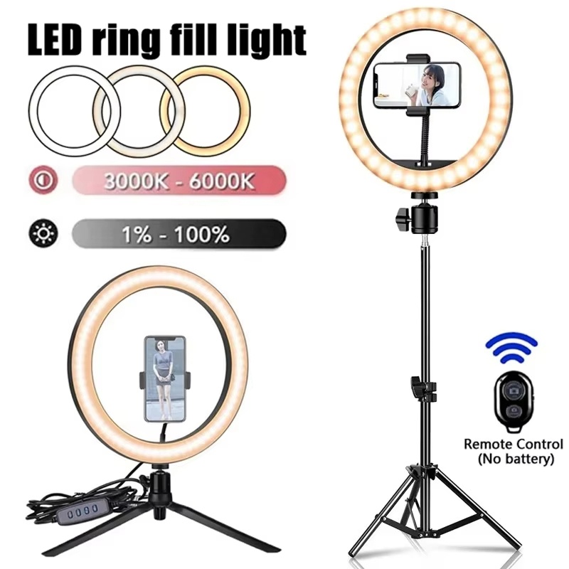 Photography Bulb - Lampu Selfie LED Ring Lighting Fotografi