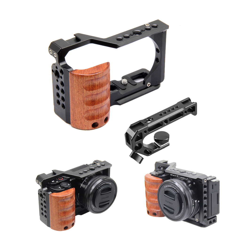 Camera Cage Baseplate - Untuk Sony ZV-E10 Kandang Kamera dengan