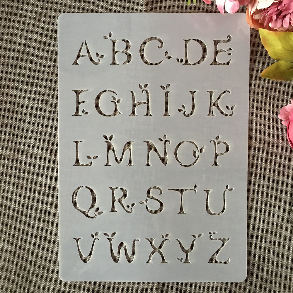 Photography Font - A4 29Cm Alfabet Huruf Inggris Tipe
