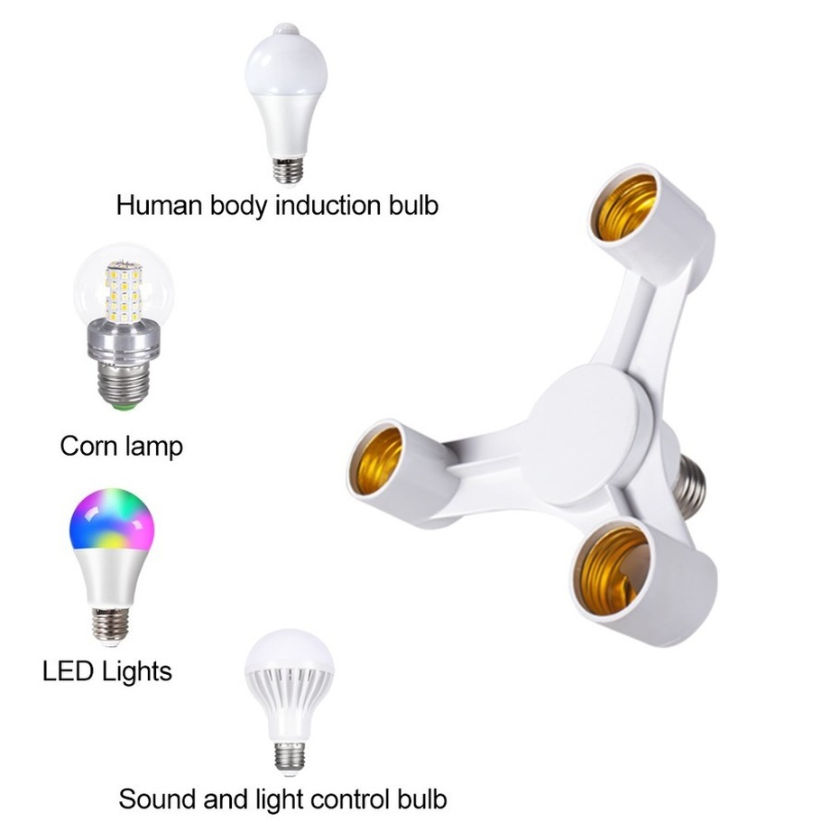 Soket Bohlam 3In1 E27 Ke E27 S - Photography Bulb ulasan dan harga