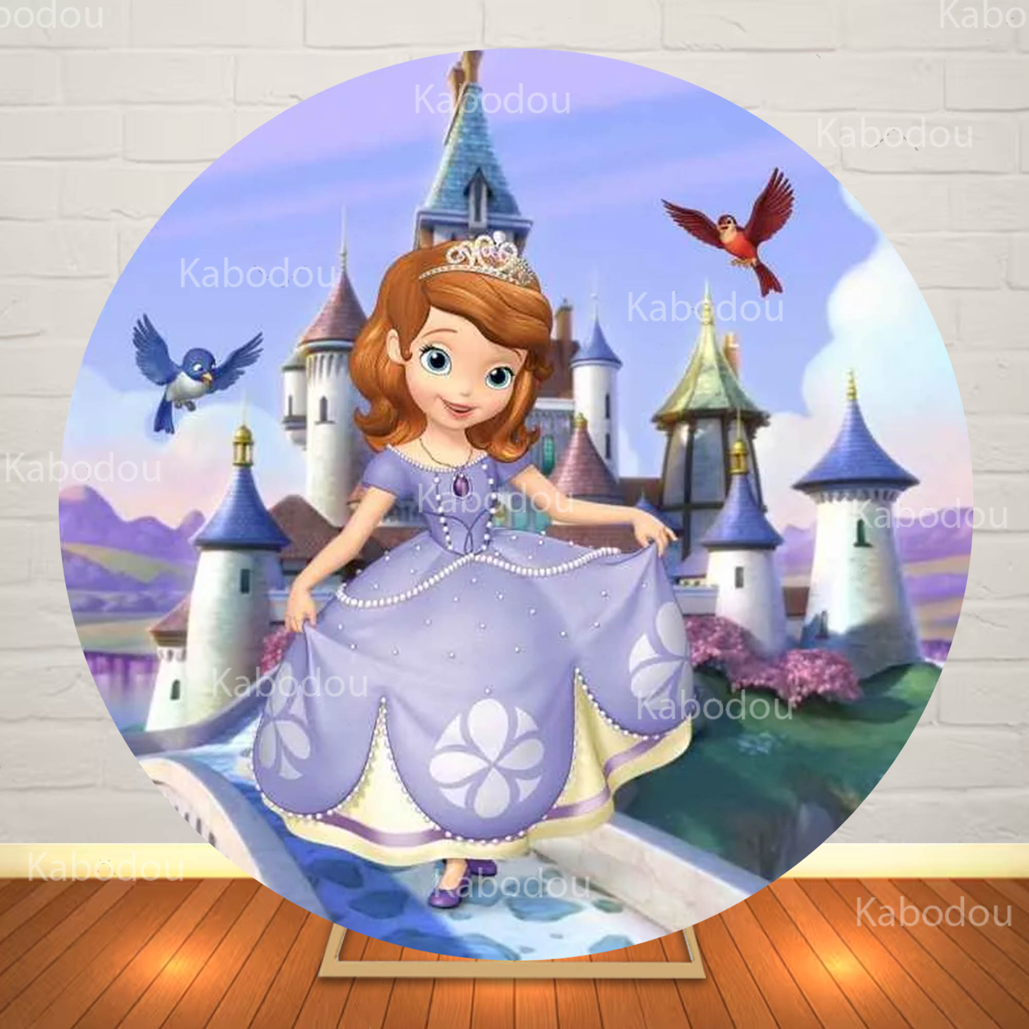 Sofia the First Round Backdrop - Photography Class ulasan dan harga