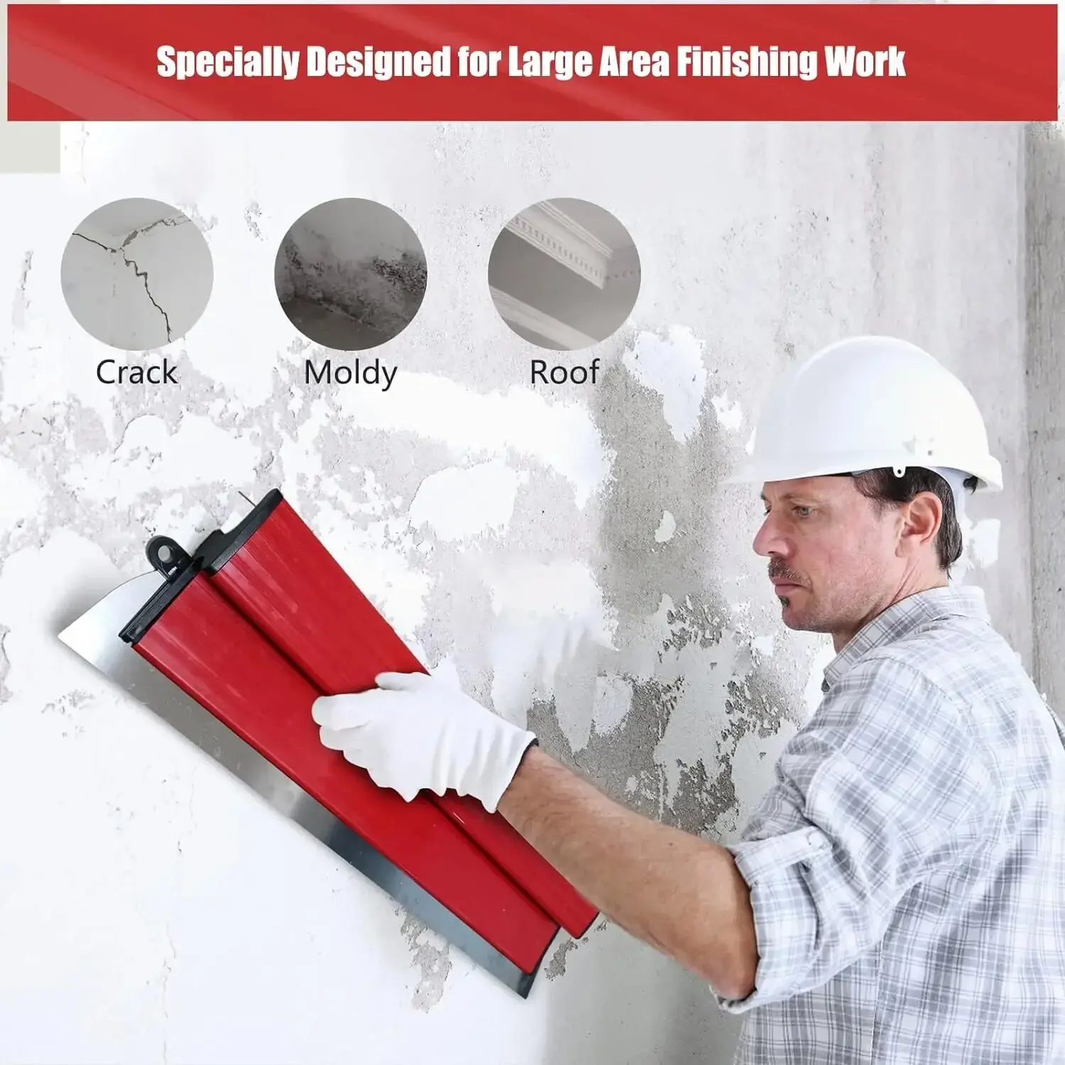 Spatula penghalus Drywall, ala - Photography Architecture ulasan dan harga