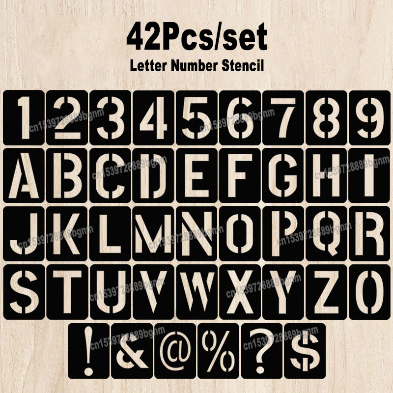 42 buah Set cetakan Template k - Photography Font ulasan dan harga