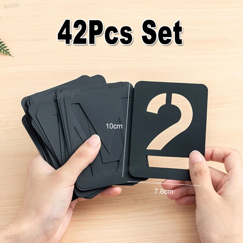 42 buah Set cetakan Template k - Photography Font ulasan dan harga