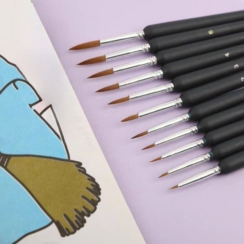11pcs Set Kuas Lukis Profesion - Photography Techniques ulasan dan harga