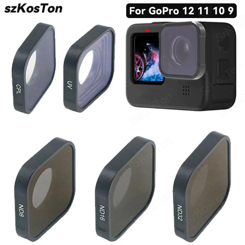 UV CPL ND8 ND16 ND32 Filter un - Gopro Action Camera Hero 13 Black ulasan dan harga