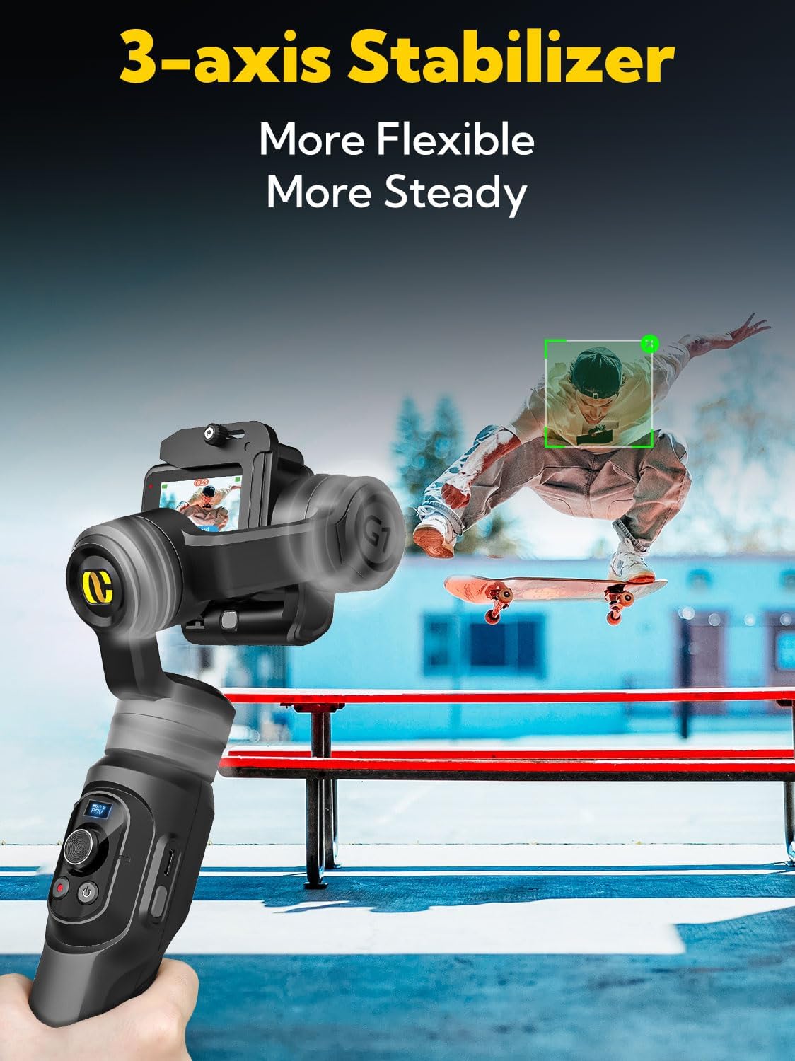 Stabilizer Genggam 3-Axis untu - Handheld Stabilizer Gimbal ulasan dan harga