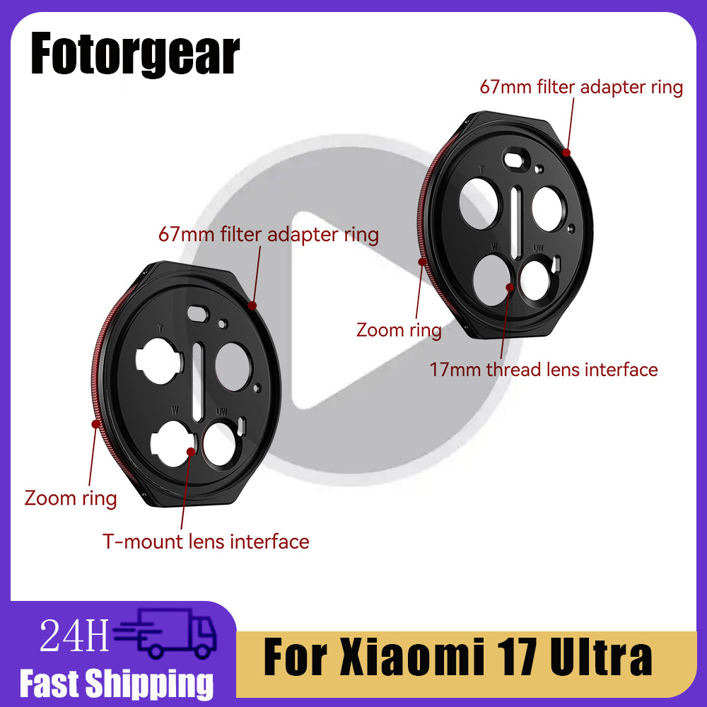 Cincin Adaptor Zoom FOTORGEAR  - Photography Kit Xiaomi 17 Ultra ulasan dan harga