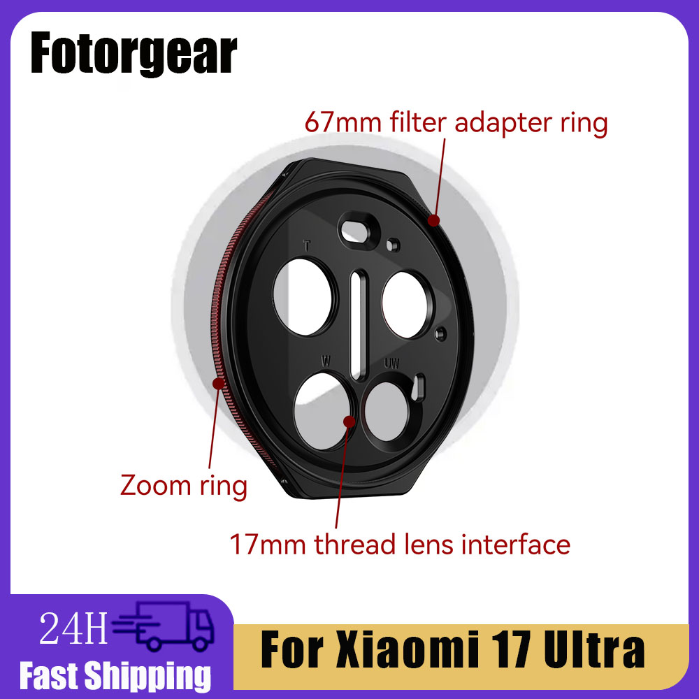 Cincin Adaptor Zoom FOTORGEAR  - Photography Kit Xiaomi 17 Ultra ulasan dan harga