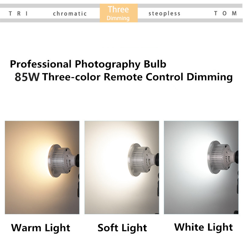 Lampu dasar fotografi LED 85W, - Photography Bulb ulasan dan harga