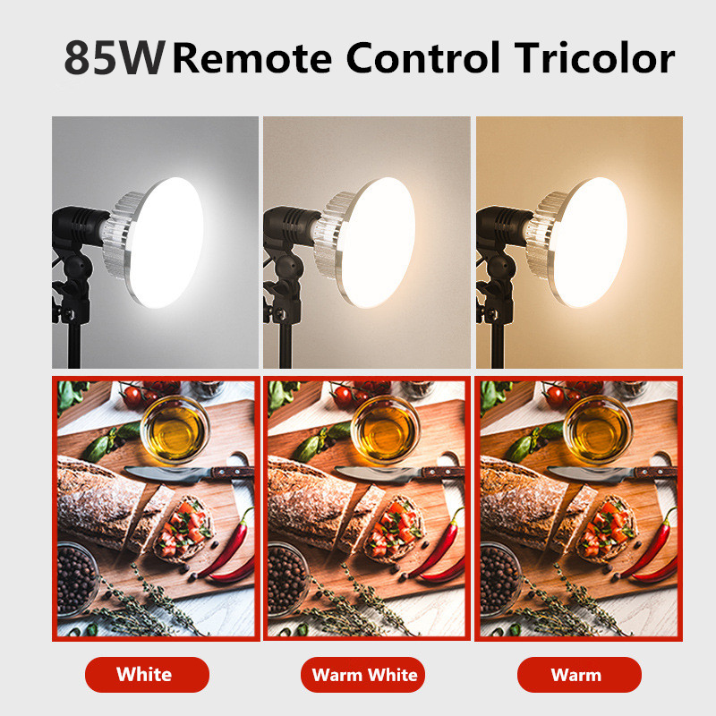 Lampu dasar fotografi LED 85W, - Photography Bulb ulasan dan harga