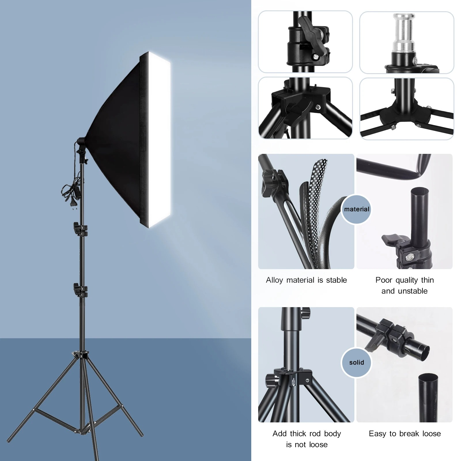 Softbox Pencahayaan Fotografi  - Photography Bulb ulasan dan harga