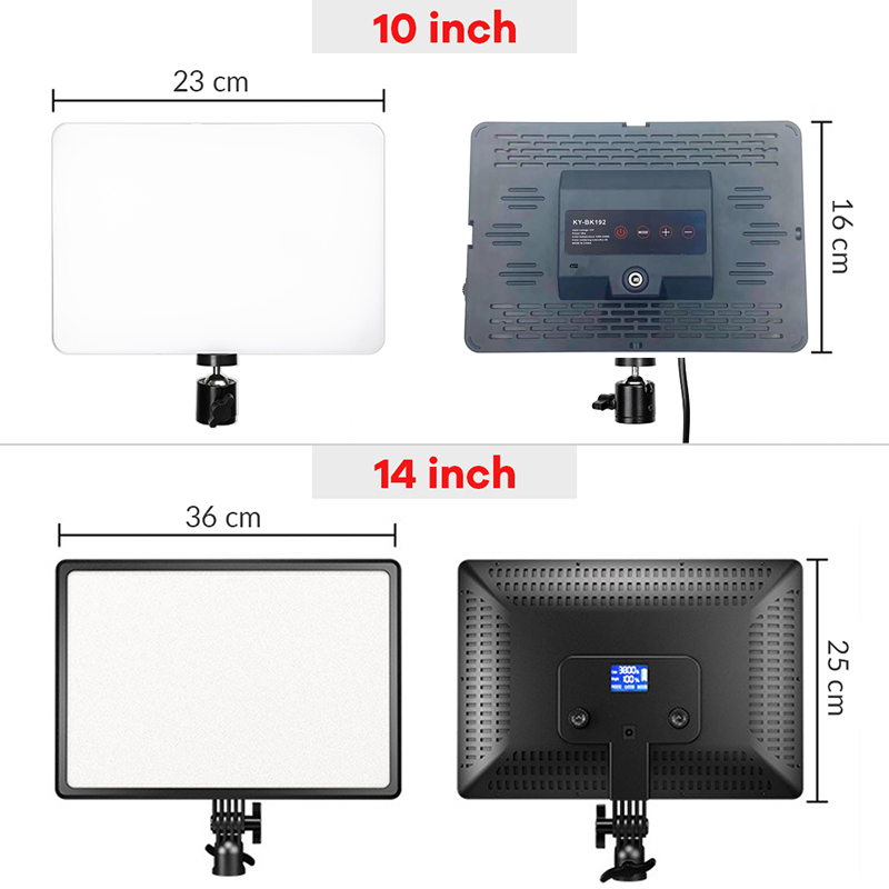 Panel Lampu Video LED 14 Inci  - Photography Bulb ulasan dan harga