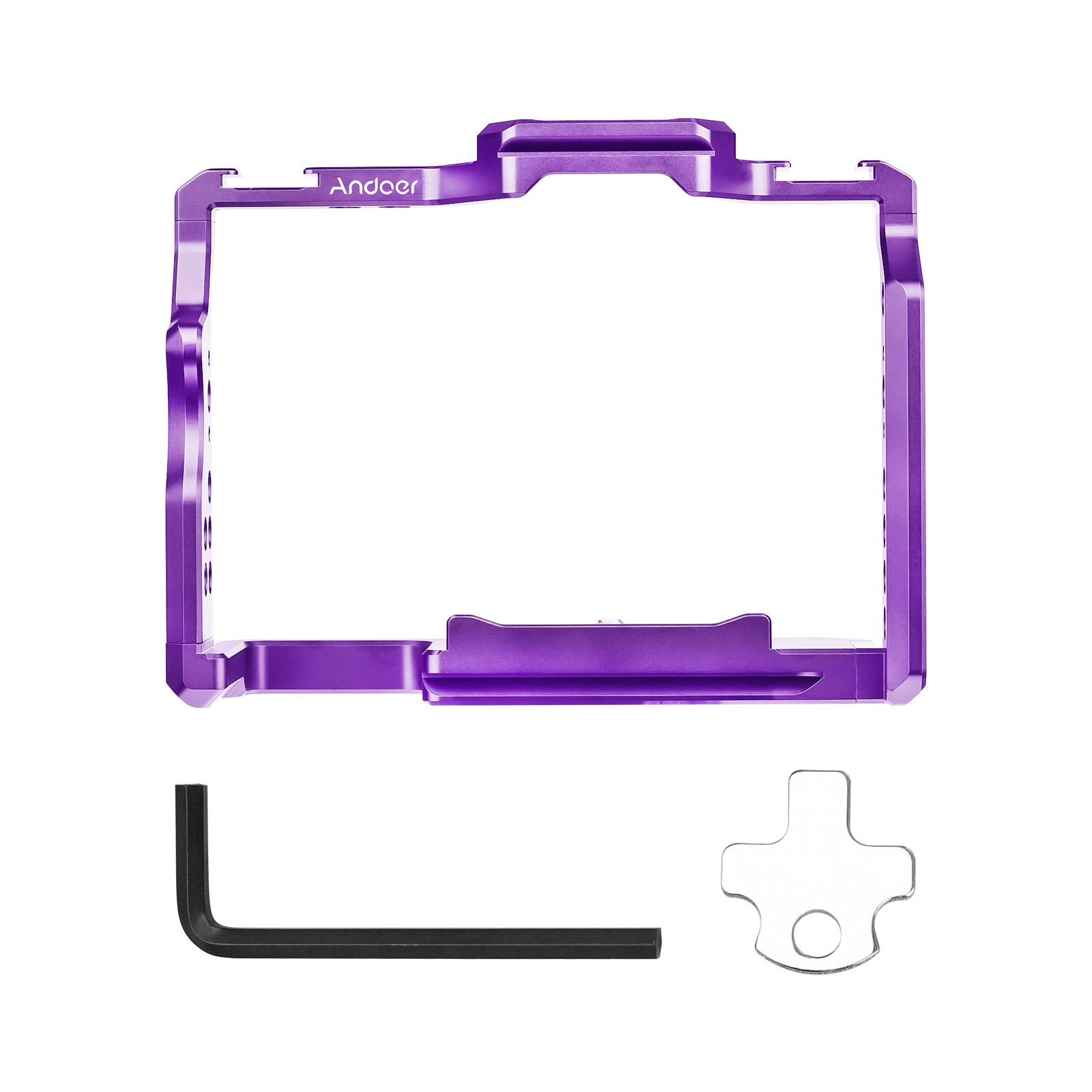 Andoer Camera Cage Aluminium A - Camera Cage Baseplate ulasan dan harga