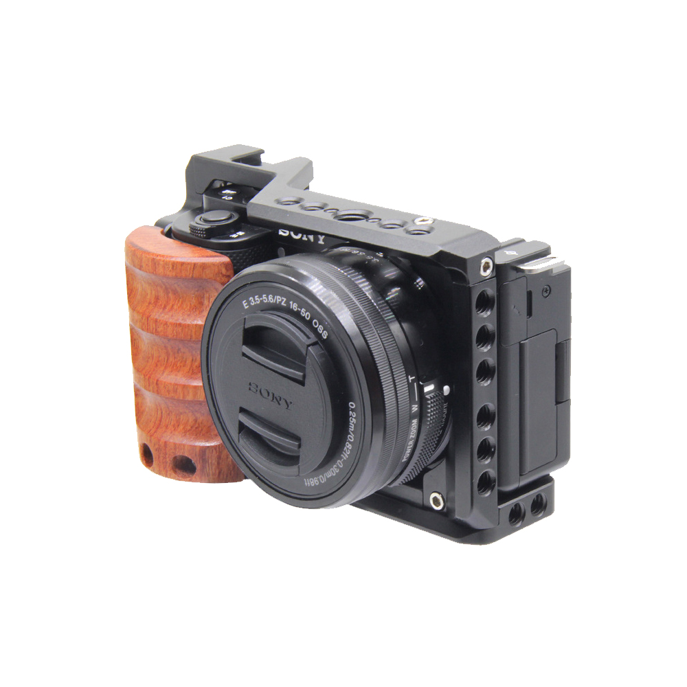 Untuk Sony ZV-E10 Kandang Kame - Camera Cage Baseplate ulasan dan harga