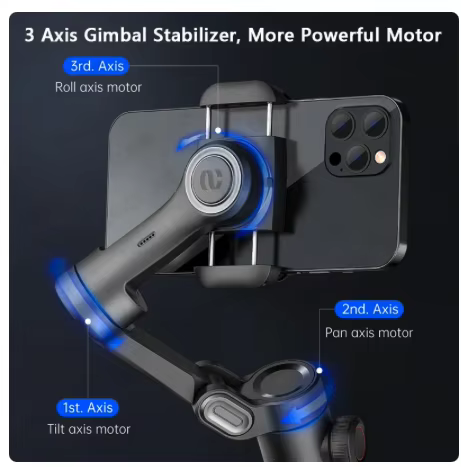 AOCHUAN Smart XE 3-Axis Foldab - Handheld Stabilizer Gimbal ulasan dan harga