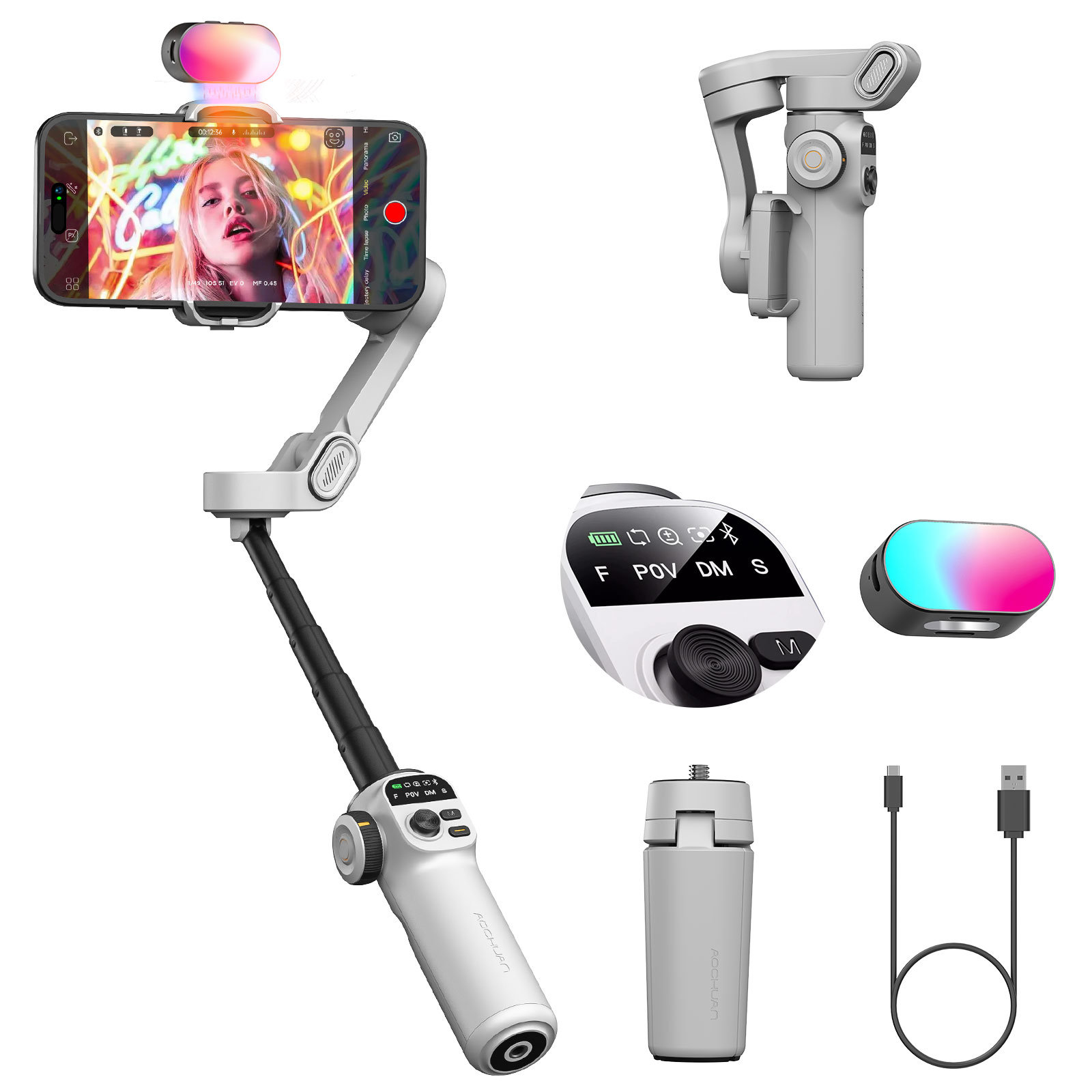 Aochuan Smart X2 Kit Penstabil - Handheld Stabilizer Gimbal ulasan dan harga