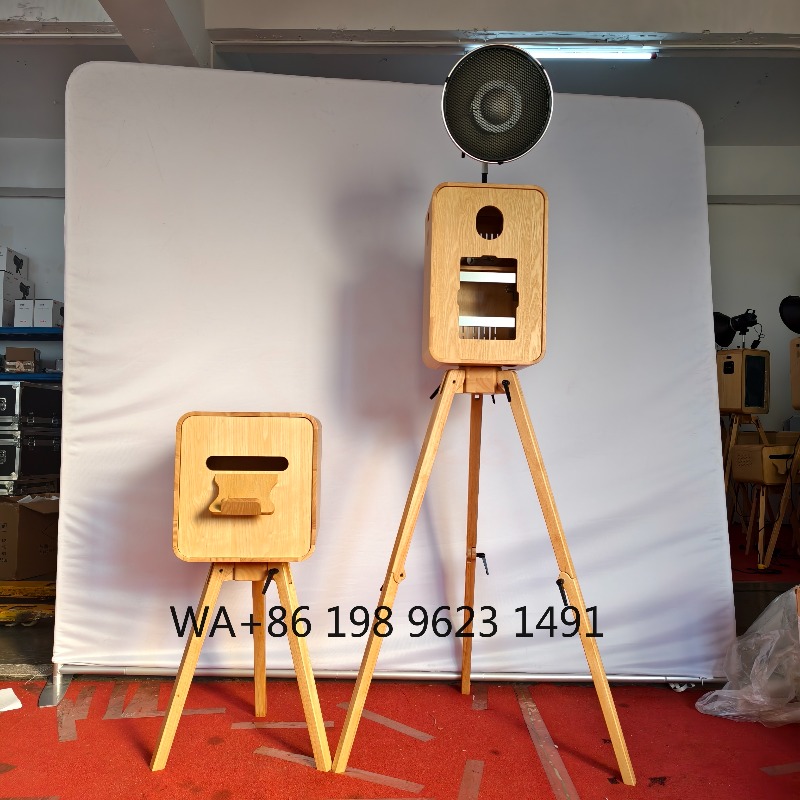 Bilik Foto Selfie Kayu Retro d - Photography Digital ulasan dan harga