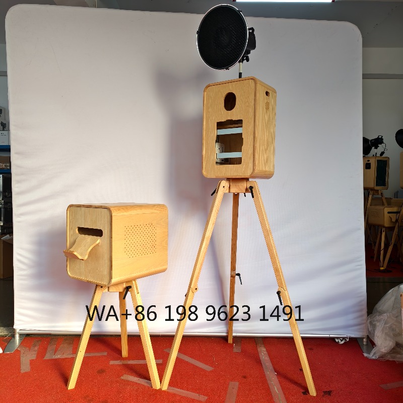 Bilik Foto Selfie Kayu Retro d - Photography Digital ulasan dan harga