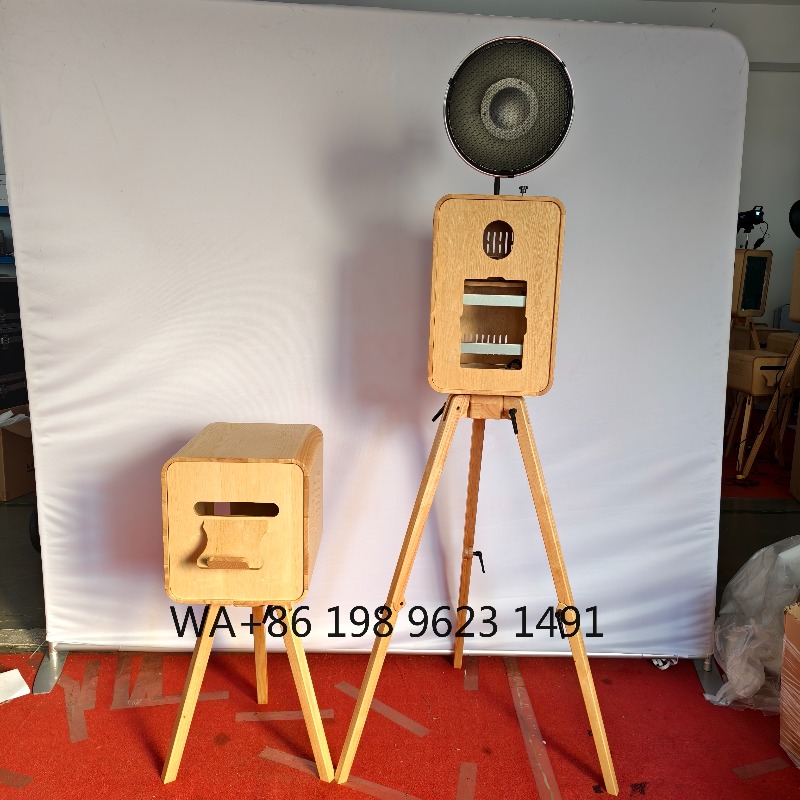 Bilik Foto Selfie Kayu Retro d - Photography Digital ulasan dan harga
