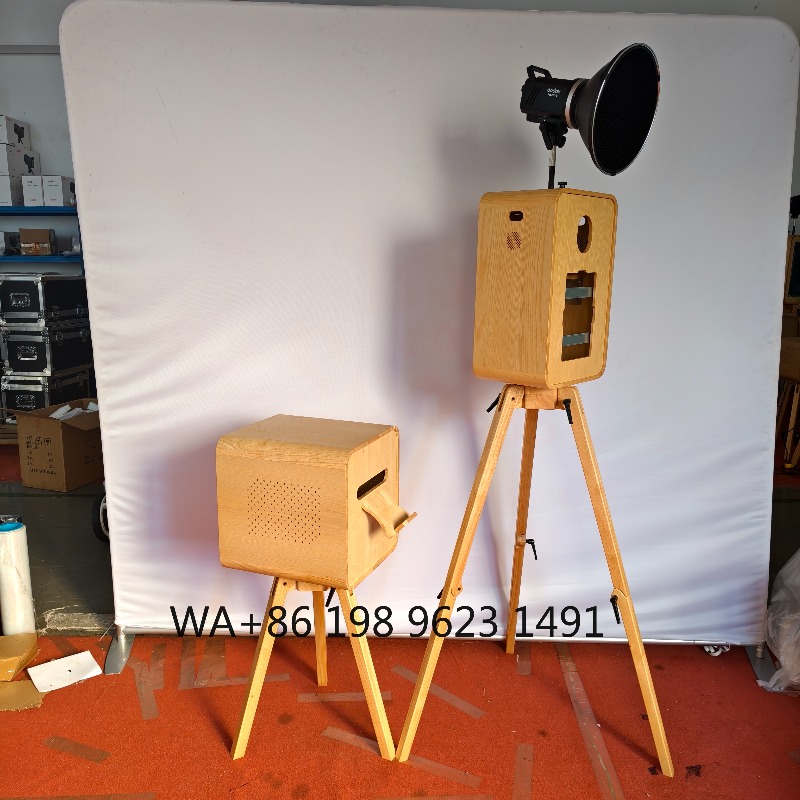 Bilik Foto Selfie Kayu Retro d - Photography Digital ulasan dan harga