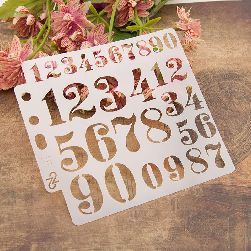 Templat Stencil Huruf Alfabet  - Photography Font ulasan dan harga