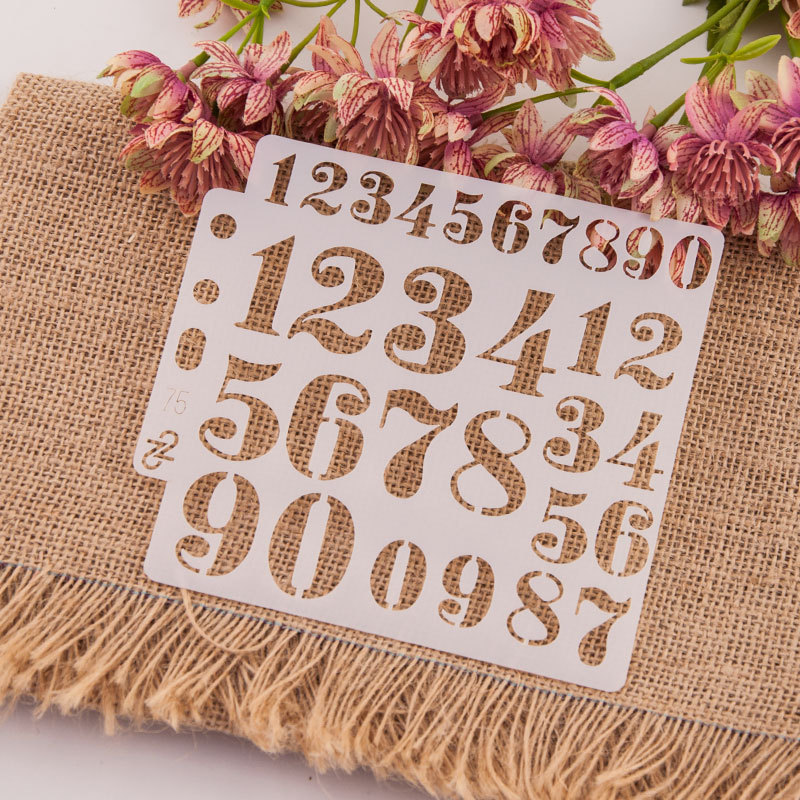 Templat Stencil Huruf Alfabet  - Photography Font ulasan dan harga