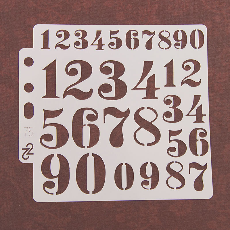 Templat Stencil Huruf Alfabet  - Photography Font ulasan dan harga