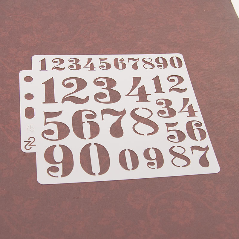 Templat Stencil Huruf Alfabet  - Photography Font ulasan dan harga